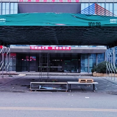 商洛倉庫活動推拉雨棚活動雨棚遮陽棚規格