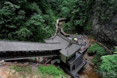陜西商洛金絲大峽谷風景